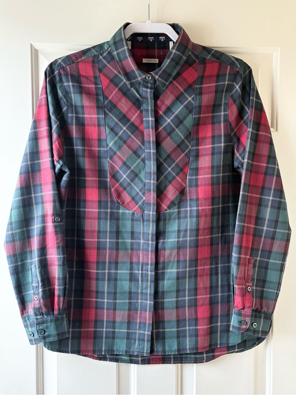 Barbour Women’s Button-Up Shirt Long Sleeve Plaid Multicolor Size 6